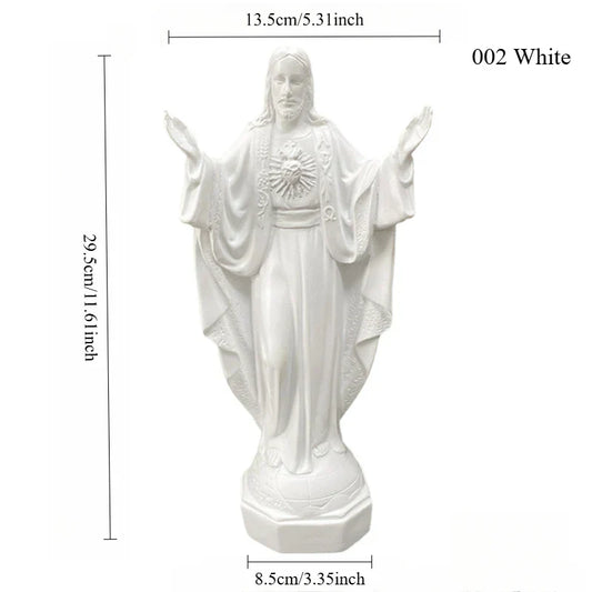 Virgin Mary Resin Statue – Our Lady of Lourdes Catholic Figurine