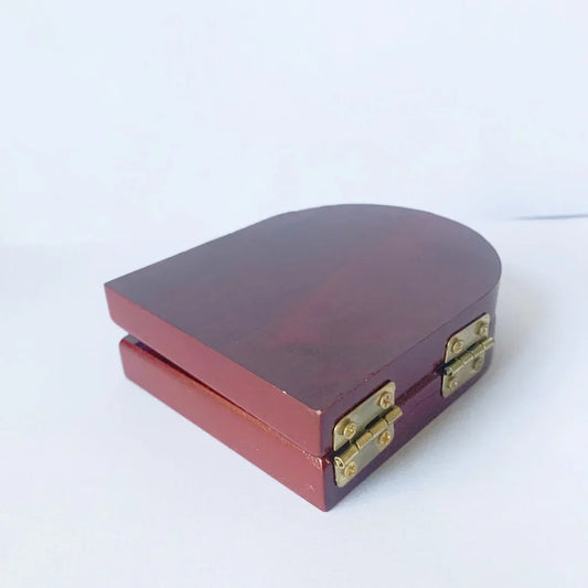 Jesus Wood Icon with Double Virgin Mary Statues