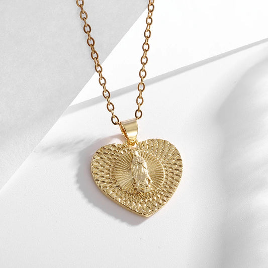 Our Lady of Guadalupe Blessing Medal Necklace